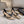 CC FW26 Square Cap Toe Slingback 8.5cm Black Beige Patent Leather 723689