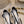CC FW26 Square Cap Toe Slingback 8.5cm Black White Patent Leather 723690