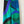 Pucci 26s Stella-Print Silk Pant Green Blue Silk 391095