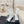 cc boots white lace fabric black grosgrain