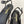 slingbacks flat black satin multicolor logo