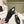 slingbacks flat black satin multicolor logo