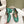 CC HIGH MARY JANE SEA GREEN LAMBSKIN