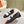 HM Mocassins Royal Loafers Black White Sheepskin 445007