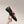 HM Mocassins Royal Loafers Black PInk Sheepskin 445011