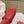 ALAIA SHORT BOOTS IN CHERRY RED LAMBSKIN ATTACH RHINSTONES