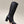 CC 24 FW Knee-High Boots with Chain 70mm Black Cowhide 447186