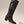 CELINE Les Bottes Triomphe Zipped Long Boot Black Patent Calfskin 452696
