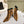 CC Ankle Boots 85mm Brown Yellow Rough Velvet Fabric
