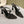 HIGH HEEL MULE 10 CM IN BLACK SATIN WITH RHINESTONES