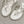 RC 25 Thong Diamond Flat Sole White Silk Rhinestones 268068