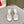 RC 25C Butterfly Diamond Sandals 4.5cm White Silk Rhinestones 268074