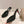 CL 25s Me Dolly Sandal Mule Heel Pump 85mm Black Sheepskin 446686
