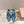 Miu Mordoré Pointed Toe Slingback Pumps 85mm Blue-teal Cowhide Sheepskin 445787
