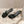 Loewe 25 Petal Bow Sandals Black Cowhide PVC