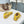 Alaia 25 Laminated Fishnet Ballet Flats Yellow Lambskin 300470