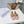 MM Strappy Split-Toe Ballerina Beige Satin 893692