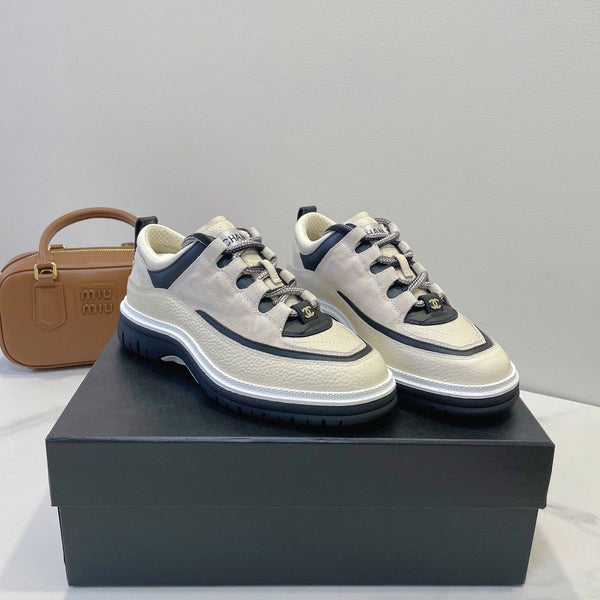 CC Sneaker In Ivory White Cowhide 144772