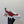 HM Bouncing sneaker Beige Gray mix Red Fabric with Suede 212285
