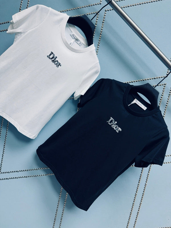 CD SS26 T-Shirt With Logo Cotton 351324