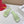 Petal Anagram Slide in Seafoam Soft Calfskin 273745