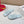 Petal Anagram Slide in Sky Blue Soft Calfskin 273743