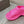 POOL CROCS SLIDE SANDAL IN BRIGHT PINK RUBBER