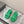 POOL CROCS SLIDE SANDAL IN GREEN RUBBER