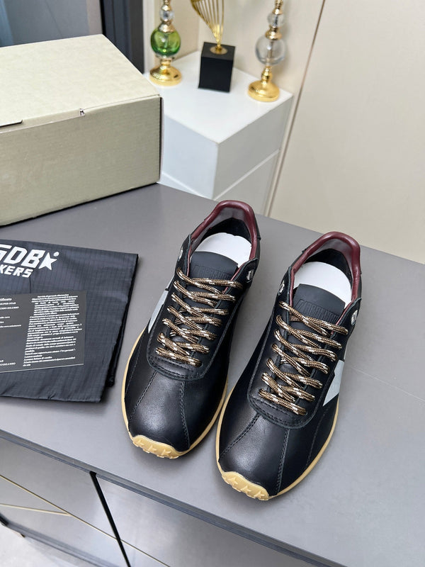 Golden Goose 26s Marathon Runner Sneakers Black Leather 735858