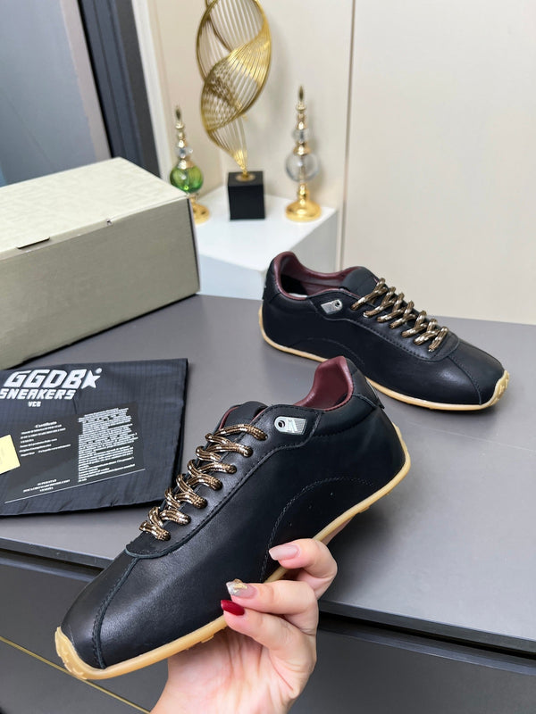 Golden Goose 26s Marathon Runner Sneakers Black Leather 735858