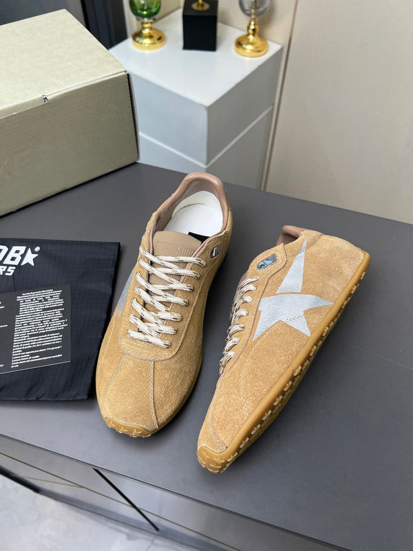 Golden Goose 26s Marathon Runner Sneakers Brown Suede 735859