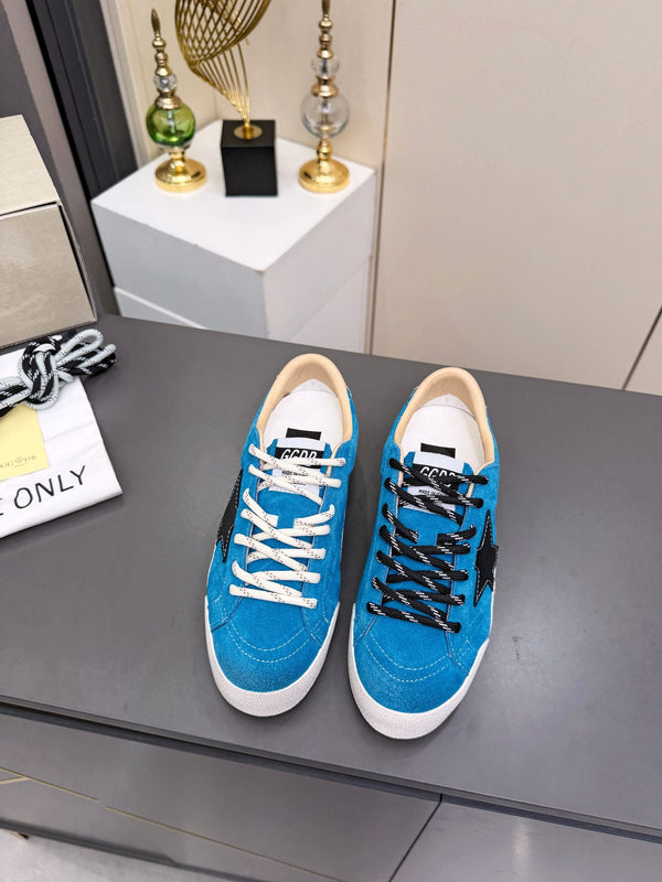 Golden Goose 26s True-Star Sneakers Blue Suede 735910
