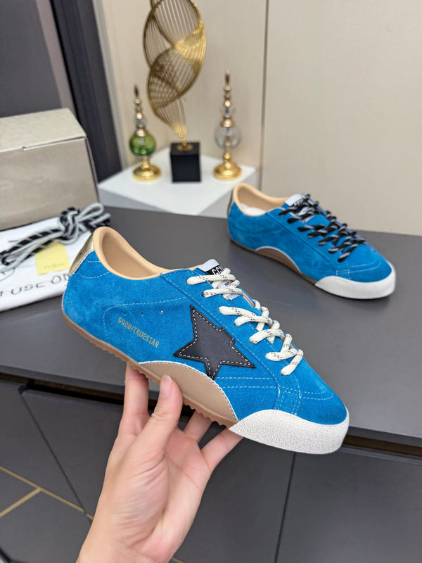 Golden Goose 26s True-Star Sneakers Blue Suede 735910