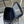 CC 25S Small Vanity 17cm Dark Blue Grained Calfskin Light Gold Hardware