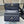 cc 25S Woc Top Handle 19cm Dark Blue Grained Calfskin Light Gold Hardware