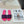 dway slide embroidered purple red cotton