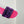 dway slide embroidered purple red cotton