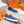 HM Men's 25 Lucky Slip-on Blue Suede 713101