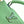 CAPUCINES BB 27 IN LIGHT GREEN TAURILLON SILVER HARDWARE