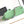 CAPUCINES BB 27 IN LIGHT GREEN TAURILLON SILVER HARDWARE