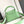 CAPUCINES MINI 21 IN LIGHT GREEN TAURILLON SILVER HARDWARE