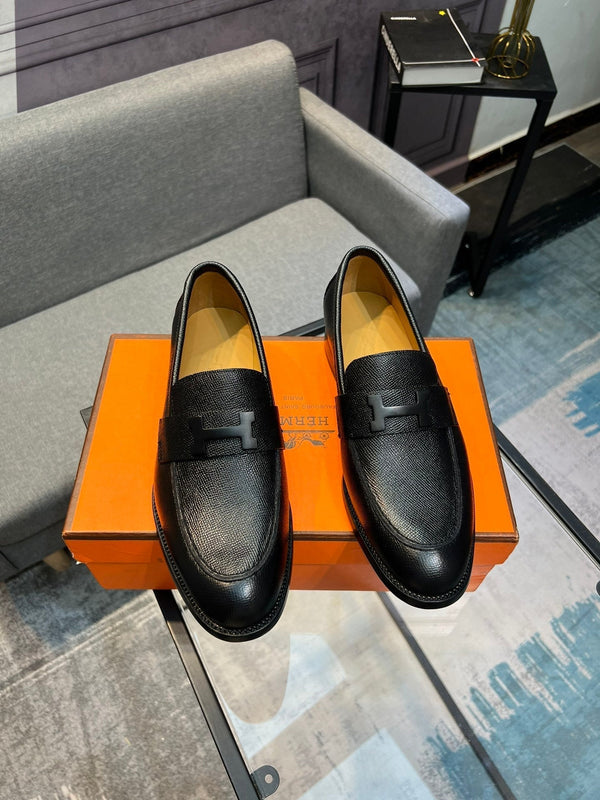 HM PARIS LOAFER BLACK EPSOM CALFSKIN