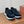 LP Week End Walk Sneaker In Black Mix Navy Blue Denim Fabric And Sudede  984391