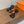 HM Kazimir Sandal Black Orange Frabic Calfskin 294012