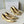 Manolo Diamond Buckle Pumps Gold Mirror Cowhide 451182