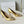 Manolo Diamond Buckle Pumps Gold Mirror Cowhide 451182