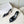 Manolo Mules Latest Checkerboard Grey Fabric Leather 528009