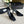 SL SEPT MULES BLACK SATIN AND RHINESTONES