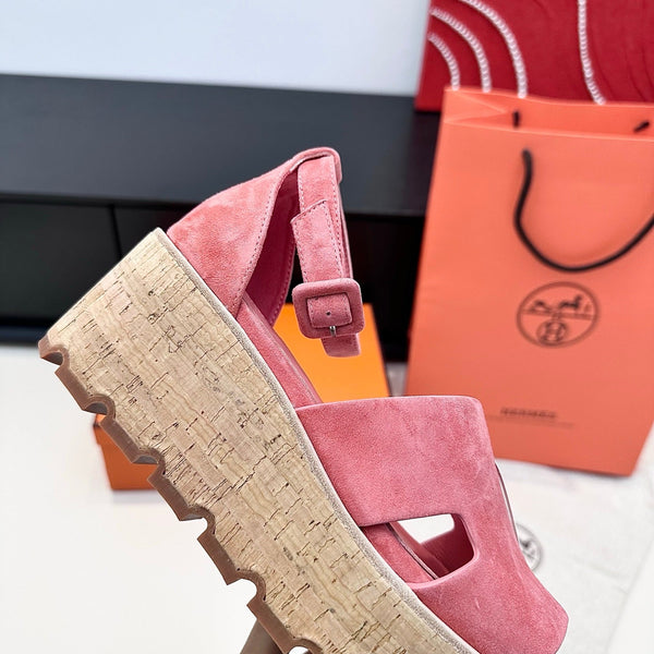 HM Luce 30 Sandal 65mm Pink Suede 622756