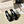Jimmy Choo Skye Corsage Sandals Black Sheepskin 669846